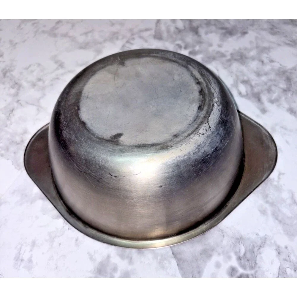 VTG Revere Ware Stainless 2 & 3 Qt Double Boiler Insert Bowl 7-1/4